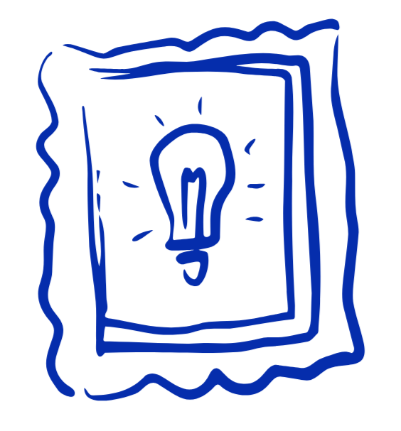 Thinking an image of thinking person