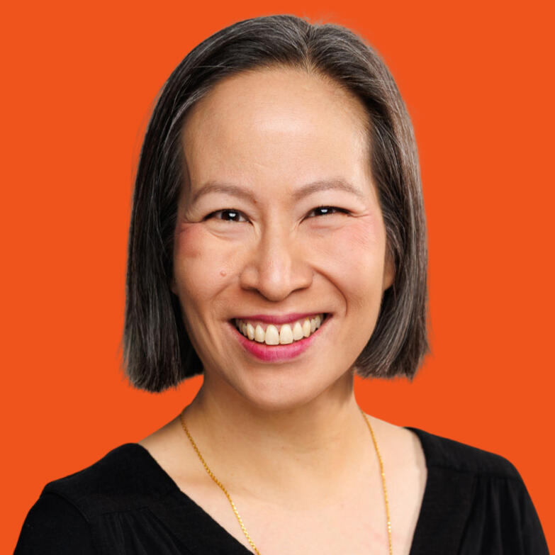 Photo of Eagranie Yuh, B2B writer and podcast consultant